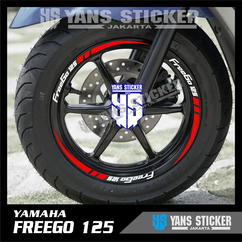 STICKER VELG YAMAHA FREEGO 125 SABIT