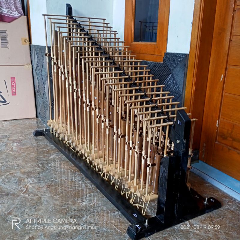 Angklung pengamen 22 nada tabung 3 ( E - F# - B )