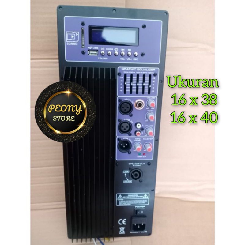 MESIN KIT POWER KIT AKTIF EQUALIZER APOLLO 12INCH 15INCH USB BLUETOOTH ORIGINAL