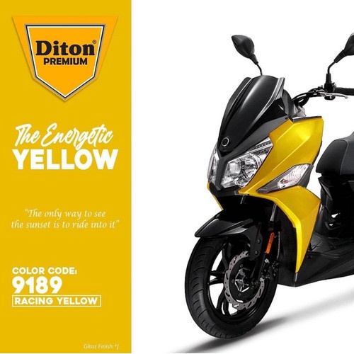 DITON Premium Pilok Pilox Cat Semprot - Y9189* Racing Yellow (9189) / Kuning Metalik (400cc)