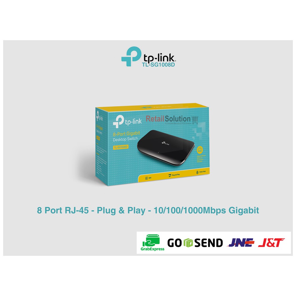 TP Link TL-SG1008D 8 Port Gigabit Desktop Switch