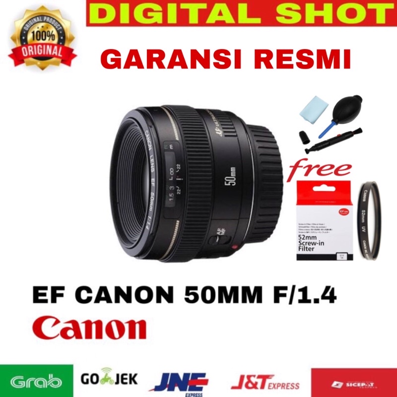 CANON EF 50MM F1.4 USM / LENSA CANON EF 50MM F/1.4 USM GARANSI RESMI