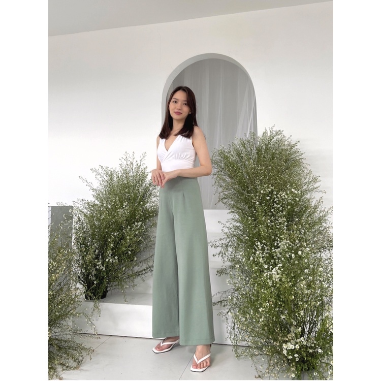 B-0107 Culotte Kulot Premium Best Seller-SAGE GREEN
