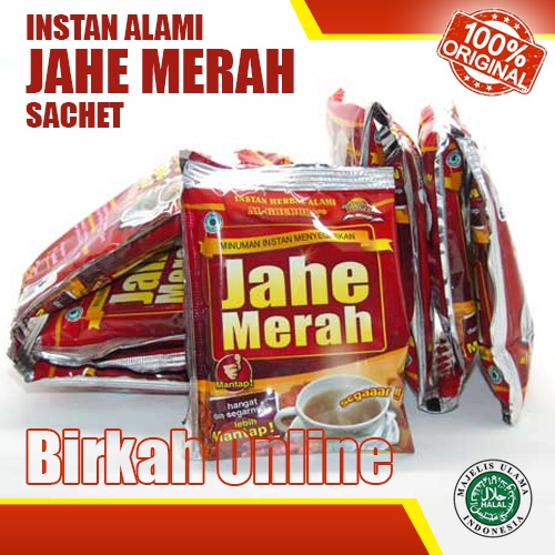 

Instan Jahe Merah Al-Ghuroba' sachet | Minuman Instan Tradisional | 1 renteng 10 sachet