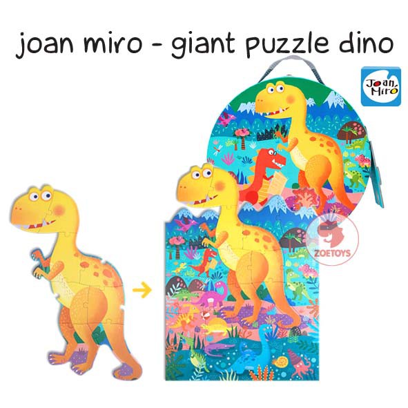 Zoetoys Joan Miro - Giant Puzzle Ocean Dino | Mainan Edukasi Anak  | Cari Kado | Cari Kado Natal