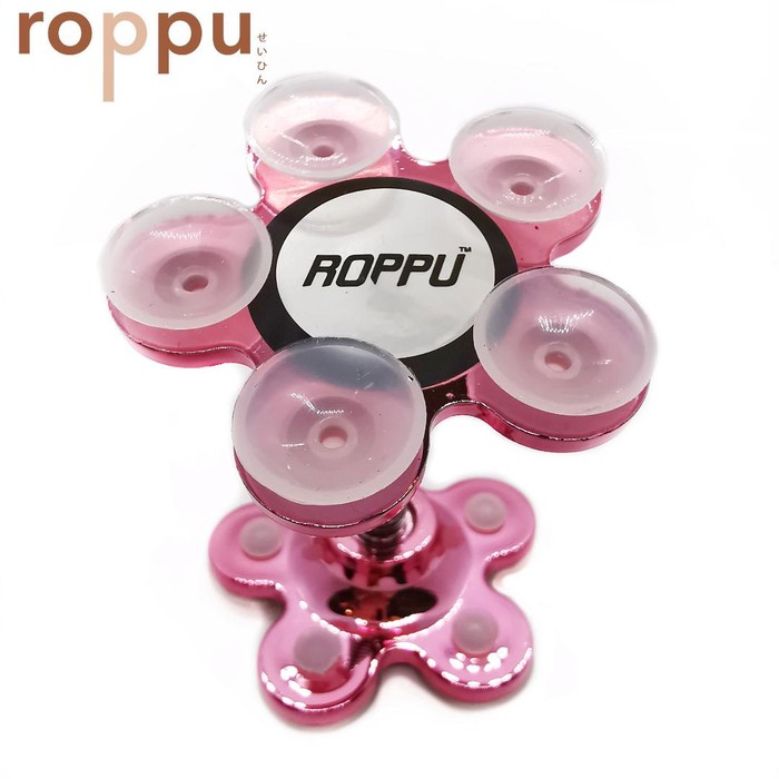 Roppu bracket stand phone 360 degree rotatable metal flower