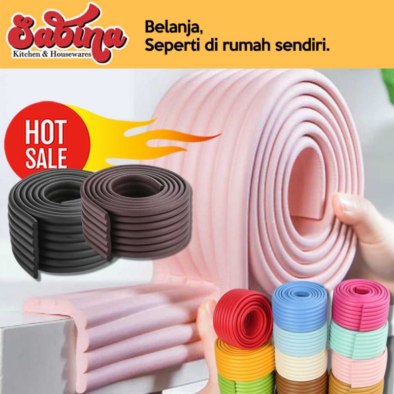 Busa Pelindung Sudut Furniture Pinggiran Meja Table Edge Corner 80mm