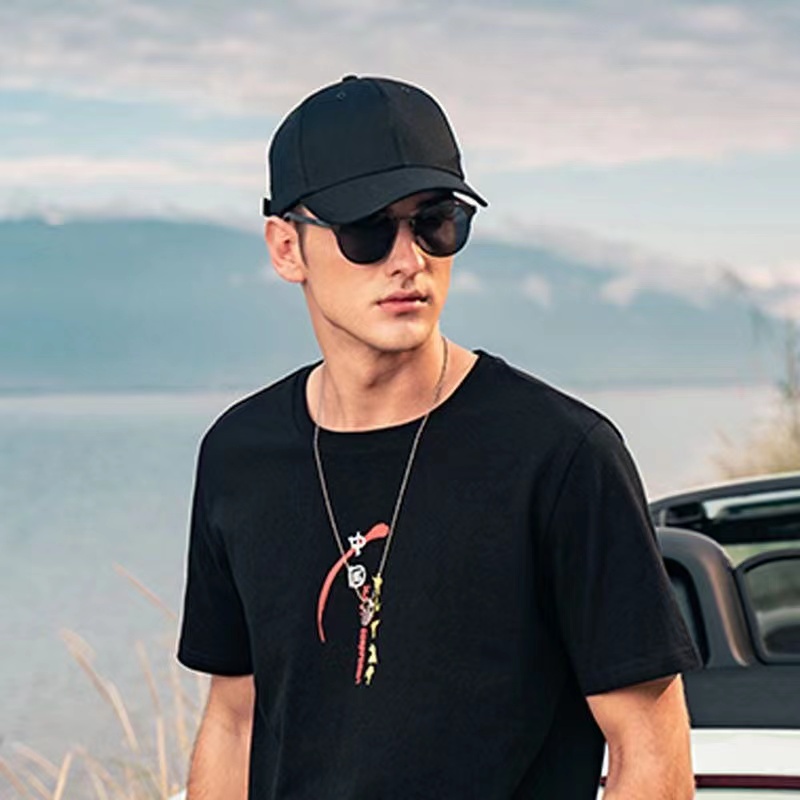 Topi Baseball Hitam Casual Sport Polos Nyaman Digunakan Untuk Pria Dan Wanita Import