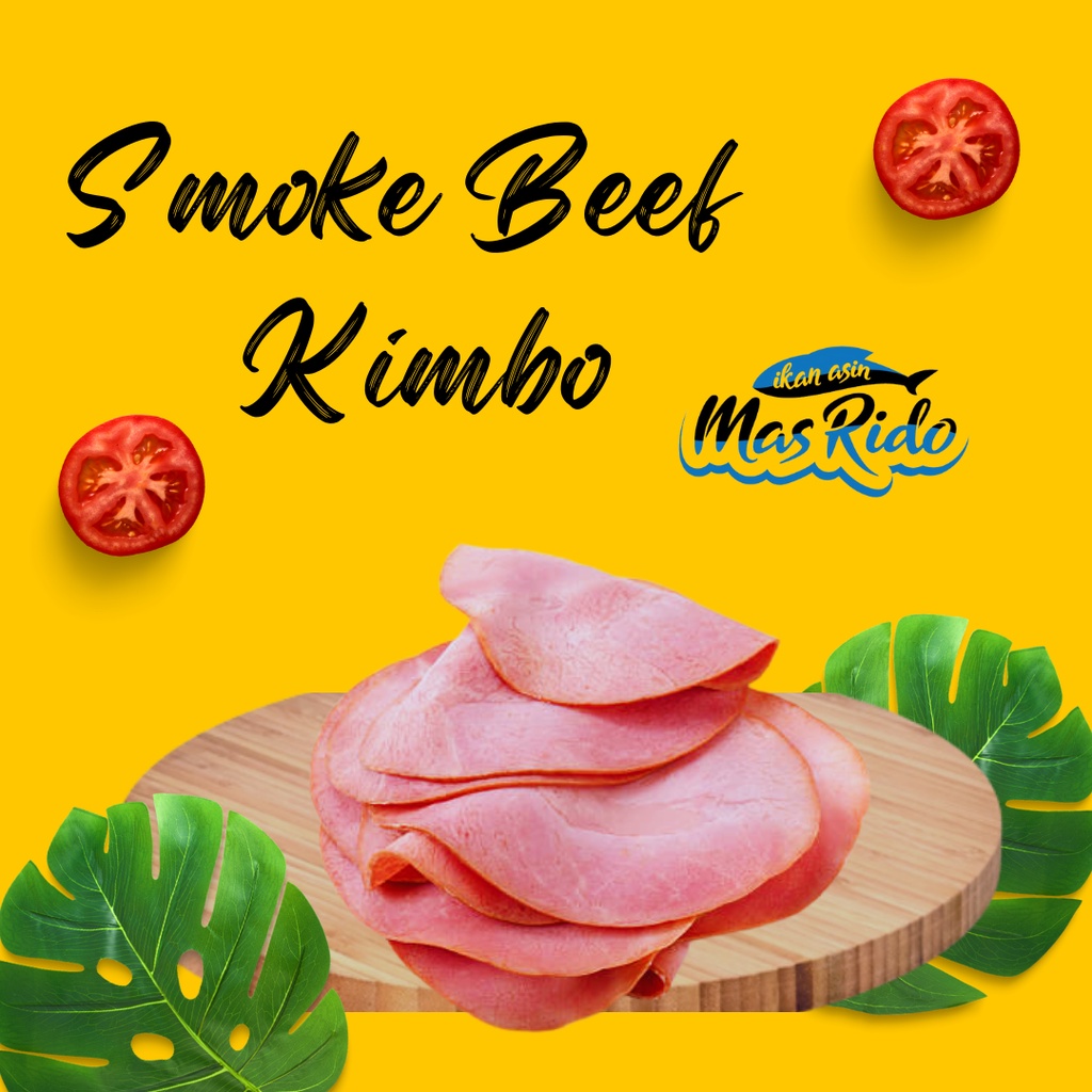 

Smoked Beef Isi 12 Pcs Kimbo Daging Sapi Asap Bulat Burger Vakum Pack