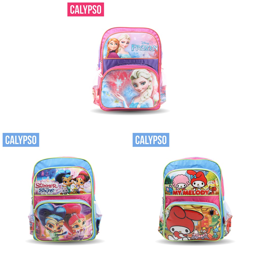 [KLIKTAS] Tas Ransel Anak Perempuan Gambar Frozen TK Paud Calypso 3708 - Tas sekolah / Backpack anak