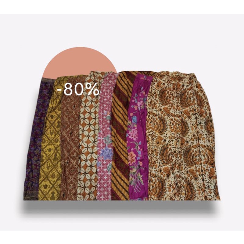 Rok Batik Panjang Belah Depan