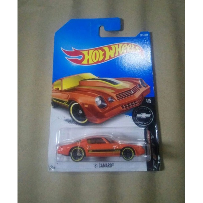 hotwheels 81 CAMARO orange HW CAMARO FIFTY