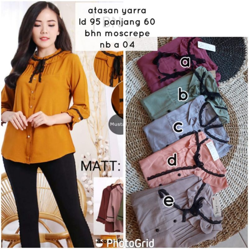 atasan yarra pesanan