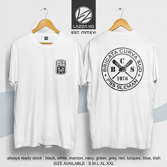 original kapake concept Kaos / Baju / Tshirt Distro BCS Brigata Curva Sud PSS Kualitas Terbaik