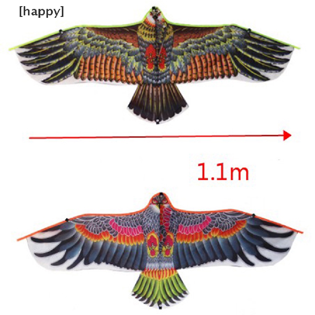 Mainan Layang-Layang Bentuk Burung Elang Ukuran 1.1m Dengan Tali 30m Untuk Anak