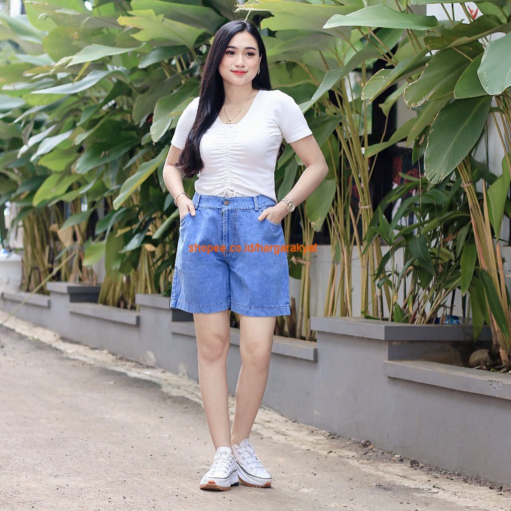 Hotpants Summer Polos Wanita Celana Pendek Wanita Pastel SIAP KIRIM