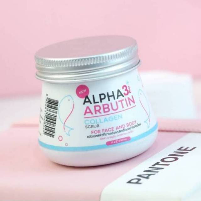 [COD] Alpha Arbutin 3+ Collagen Scrub Lulur Membuat Kulit Lebih Putih dan Tampak Lebih Bersinar