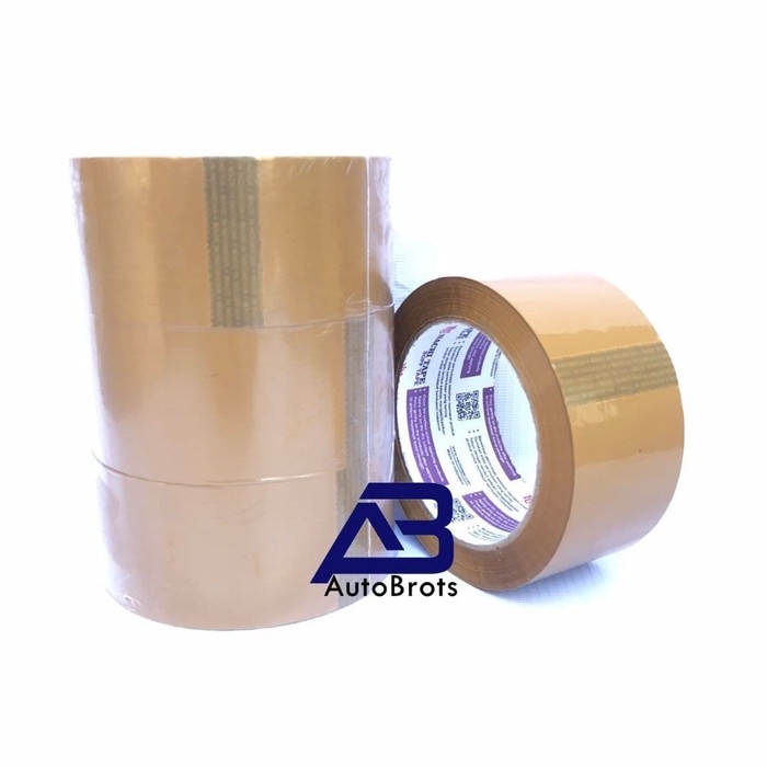 

Nachi OPP Tape Lakban Packing CoklatTAN 2inch 48mm x 90 Yard Terbatas