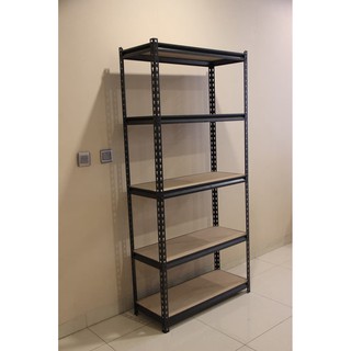 Rak Besi Siku Tanpa Baut Boltless Steel Rack 5 Tingkat 