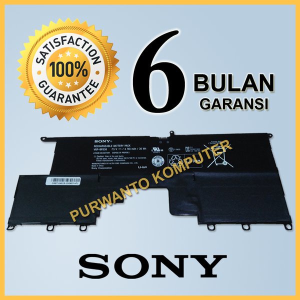Original Baterai Laptop SONY VAIO SVP13229PW SVP1322F4E SVP1322F4EB SVP1322L1E SVP1322M1E SVP1322M1R