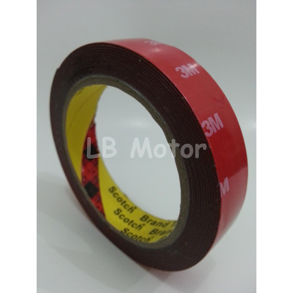 

Double Tape Dobel Tip Hijau Foam Busa 3M Merah