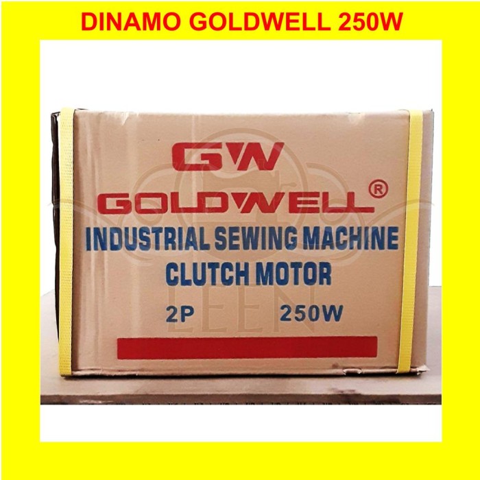 Dinamo Mesin Jahit Industri GOLDWELL 250W 250 Watt Clutch Motor LEEN