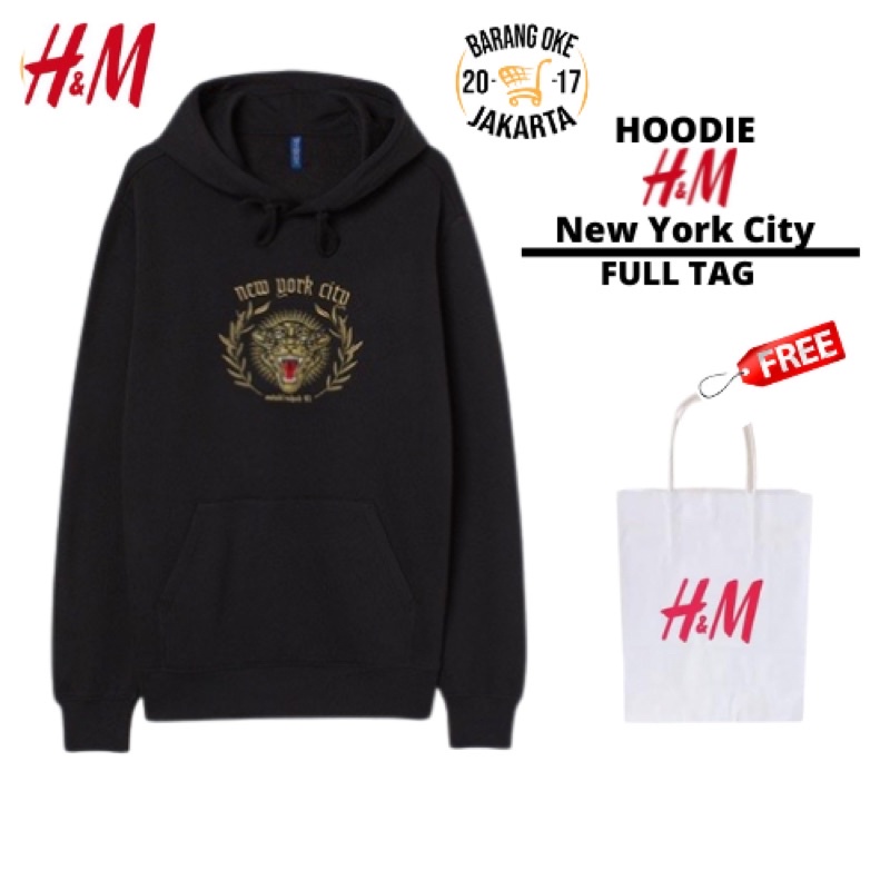 COD 9.9 Hoodie Sweater Pria Wanita HnM New York City Black Bordir Rick And Morty Hitam Jaket H&amp;M Unisex Pria Wanita