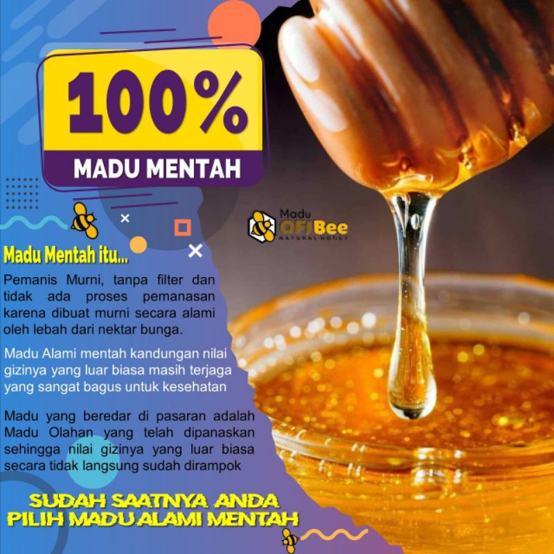 [COD 1/½Kg] MADU MURNI ASLI ALAMI 1 KILO dan SETENGAH KILO NEKTAR BUNGA | Madu Kiloan NEKTAR BUNGA