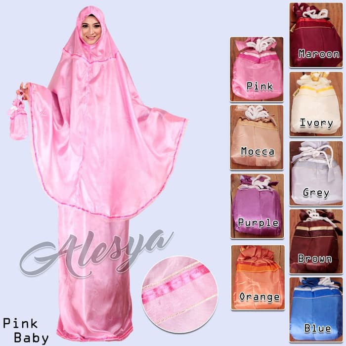 Mukena / Mukena Dewasa / Rukuh Terbaru / 2020 / Lala Rainbow Jo BV977  Traveling Alesya Kip