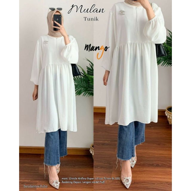 mula Tunik basic tunic busui top