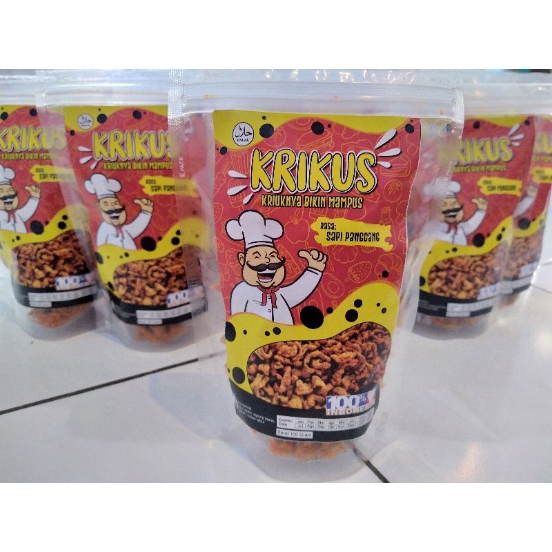 

Kripik Usus Krikus Sapi Panggang 100 gram