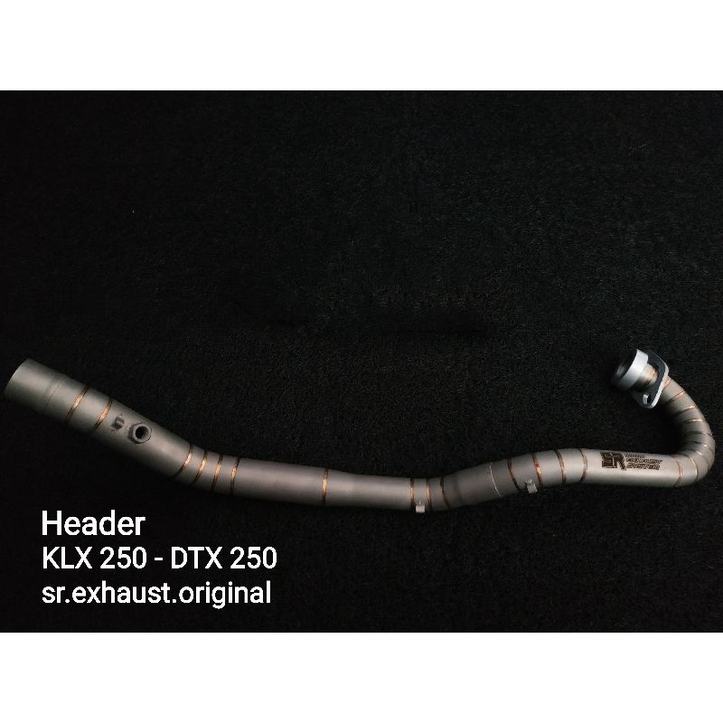 HEADER LEHER KNALPOT KLX 250 DTX 250