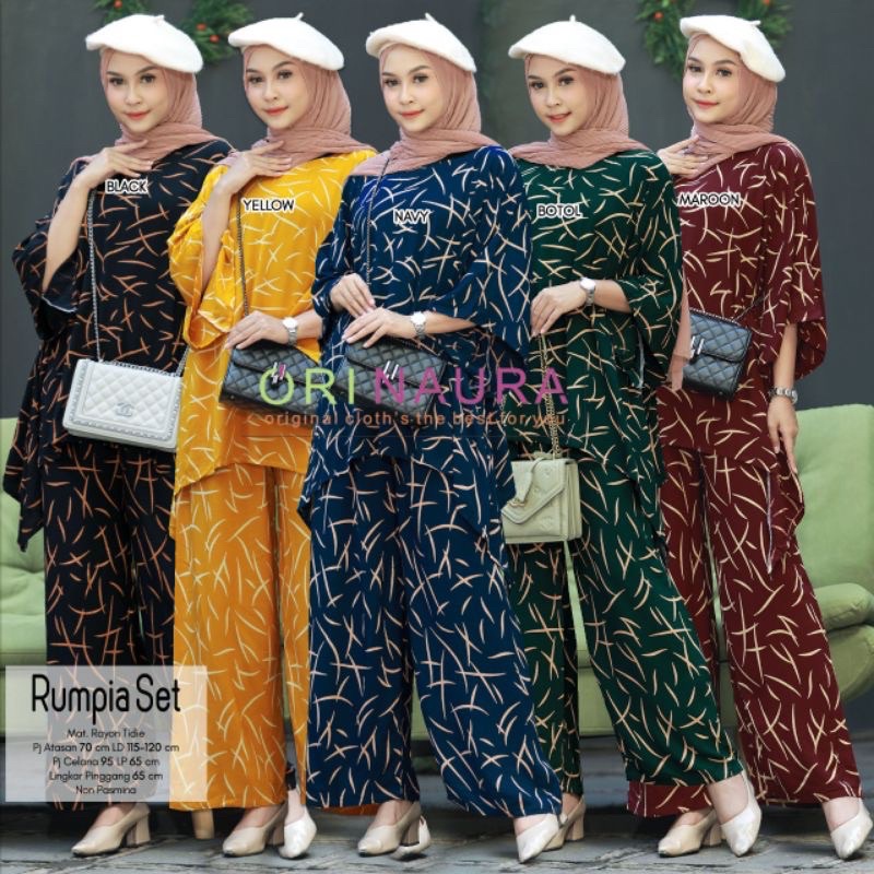 SETELAN SIBORI WAKA WAKA piyama super jumbo RAYON SUPER GRADE A | RESLETING SETELAN WANITA/SETELAN TUNIK DRESS EMIRA/ SET JUMBO/ONE SET WAKA WAKA  JUMBO/SETELAN PREMIUM/LD 130