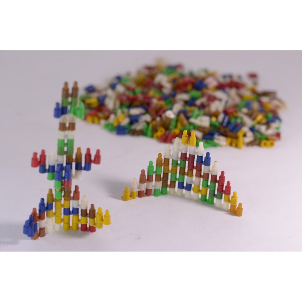 100 gram Miniset Roket Mainan Edukasi Anak Lego Jadul Mini Set