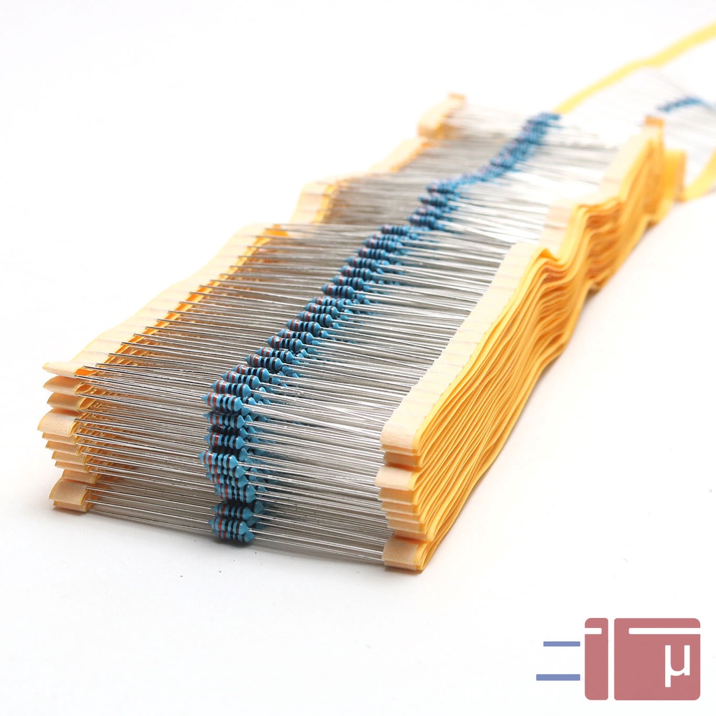 x10 Resistor 330R 330 Ohm 1/4W Metal Film 1% Taiwan Kaki Tembaga