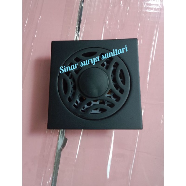 Floor drain kotak hitam stainless / floor drain kuningan / saringan