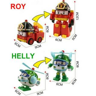 Mainan ROBOCAR POLI Bisa  Mobil  Robot BESAR 4 pcs 