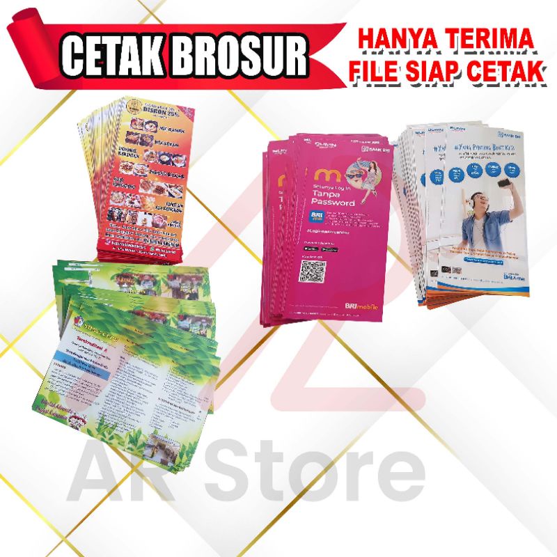 

CETAK LEAFLET / BROSUR SEKOLAH / TOKO / PROMOSI PRODUK / PERBANKAN / FLAYER HOTEL / 1SISI / 2SISI