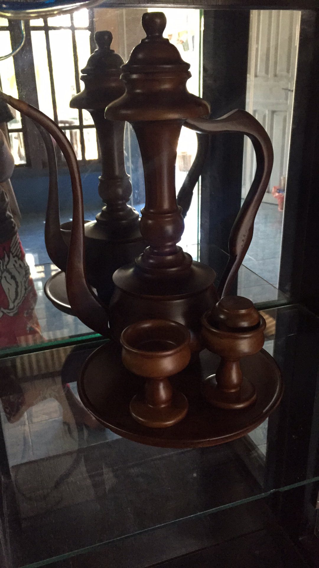 Teko Kayu Jati Model B Set 2 + 1