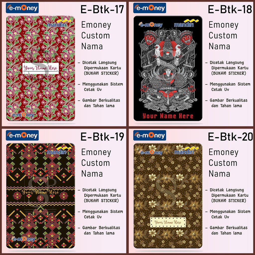 Emoney Motif Batik
