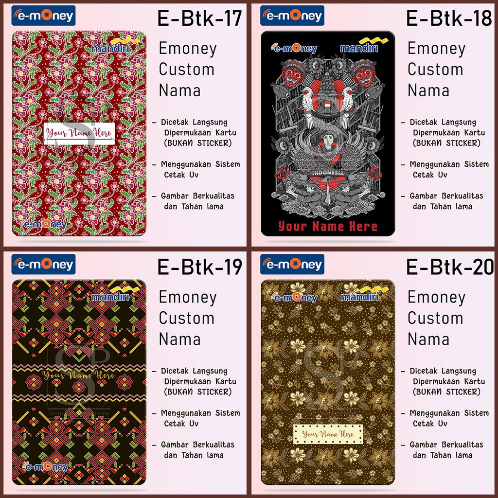 Emoney Motif Batik