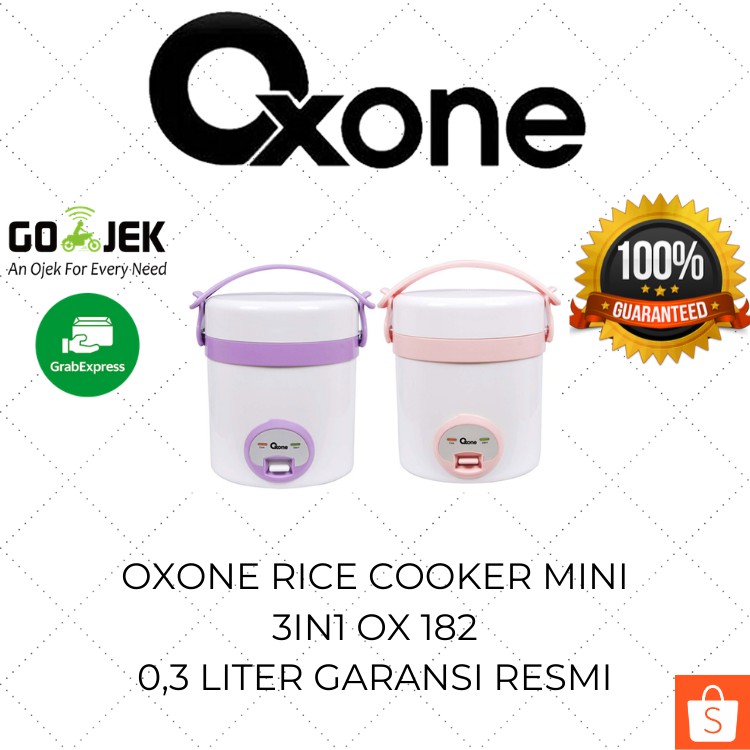 Oxone Rice Cooker Ni 0.3 Liter Ox 182 3In1 / Magic Com Kecil / Mejicom Ni / Mejikom