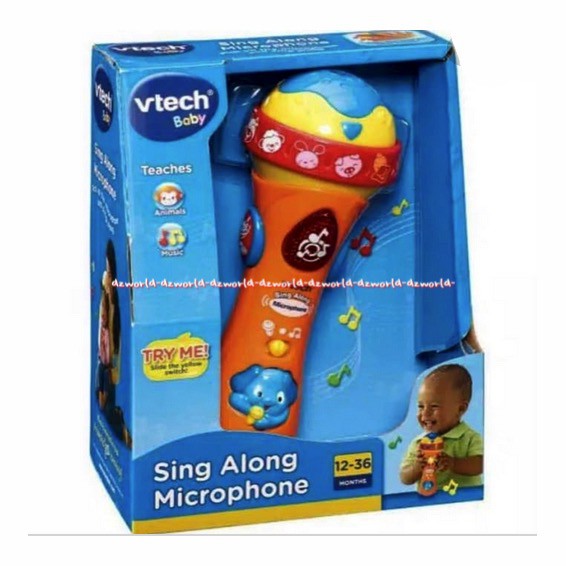 Vtech Baby Microphone Sing a Long Mainan Mic Suara Untuk Bayi