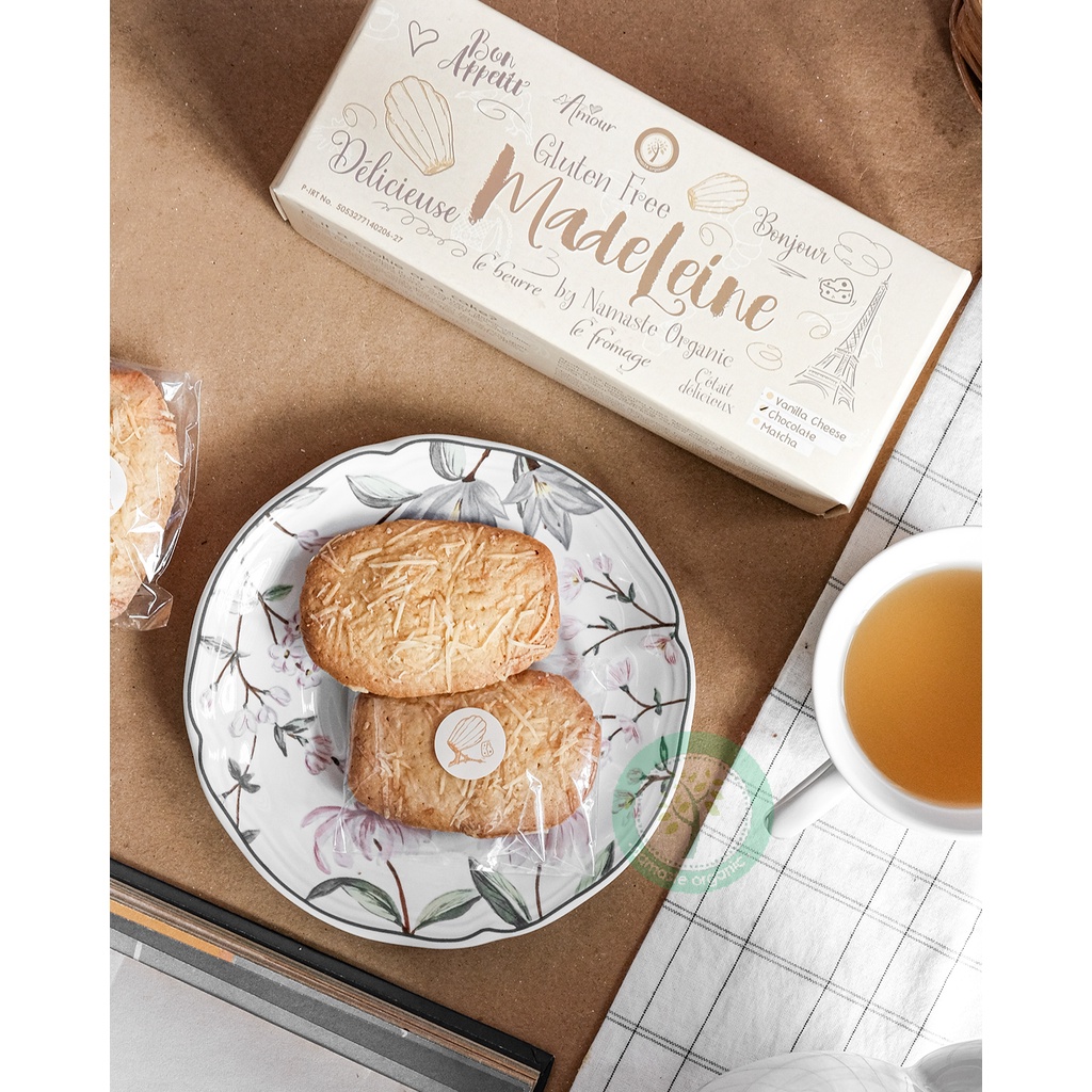

MADELEINE CAKE GLUTEN FREE 6 PCS - VANILLA CHEESE