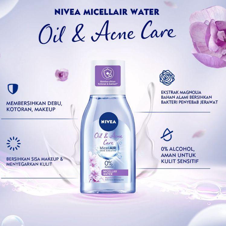 Spesial Sale NIVEA MicellAir Oil &amp; Acne Care 125mL  Water