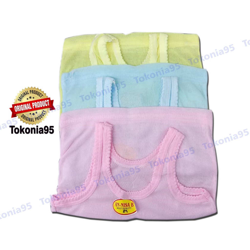 3 Pcs Singlet Anak Multiwarna Best Quality 1 - 8 Tahun