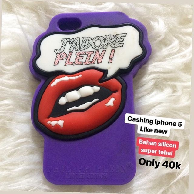 CASE SILICON IPHONE 5 (preloved, like new)