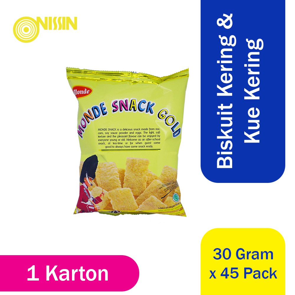 

Monde Snack Gold baru 30 gr 1 Karton