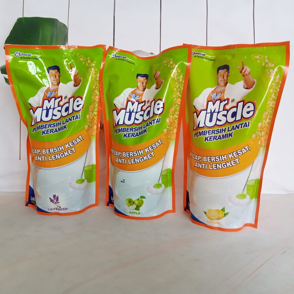 Mr Muscle Pembersih Lantai Kramik Pouch 720ml