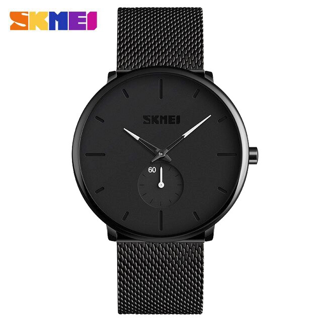 SKMEI 9185 Jam Tangan Pria Analog Rantai Pasir WKSBY